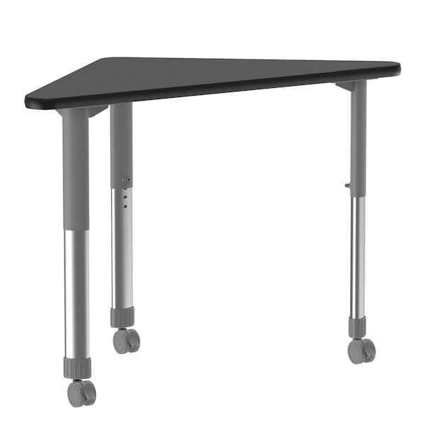 HPL Collaborative Desk - Casters - Wing